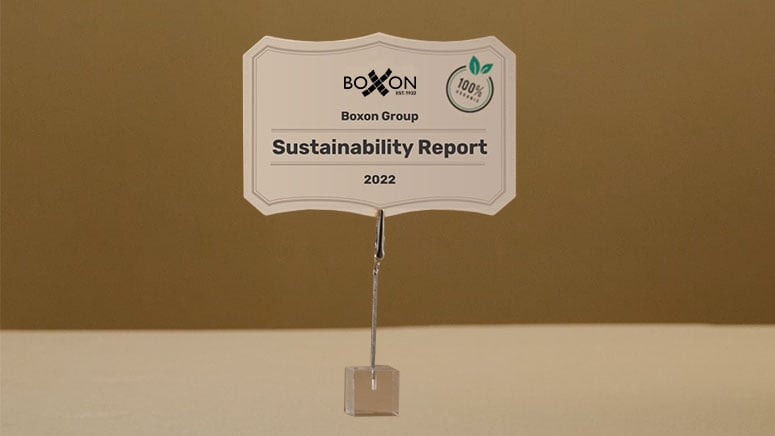 Le rapport de durabilité 2022 Boxon Group